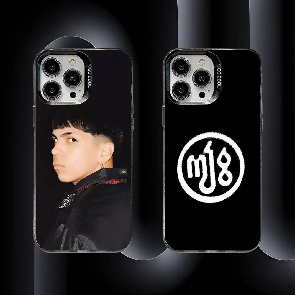 

Milo J Singer Phone Case For iPhone 16,15,14,13,12,11,8,7,Pro,Max,Plus,Mini,XS,SE Anti Fall Black Matte Hard