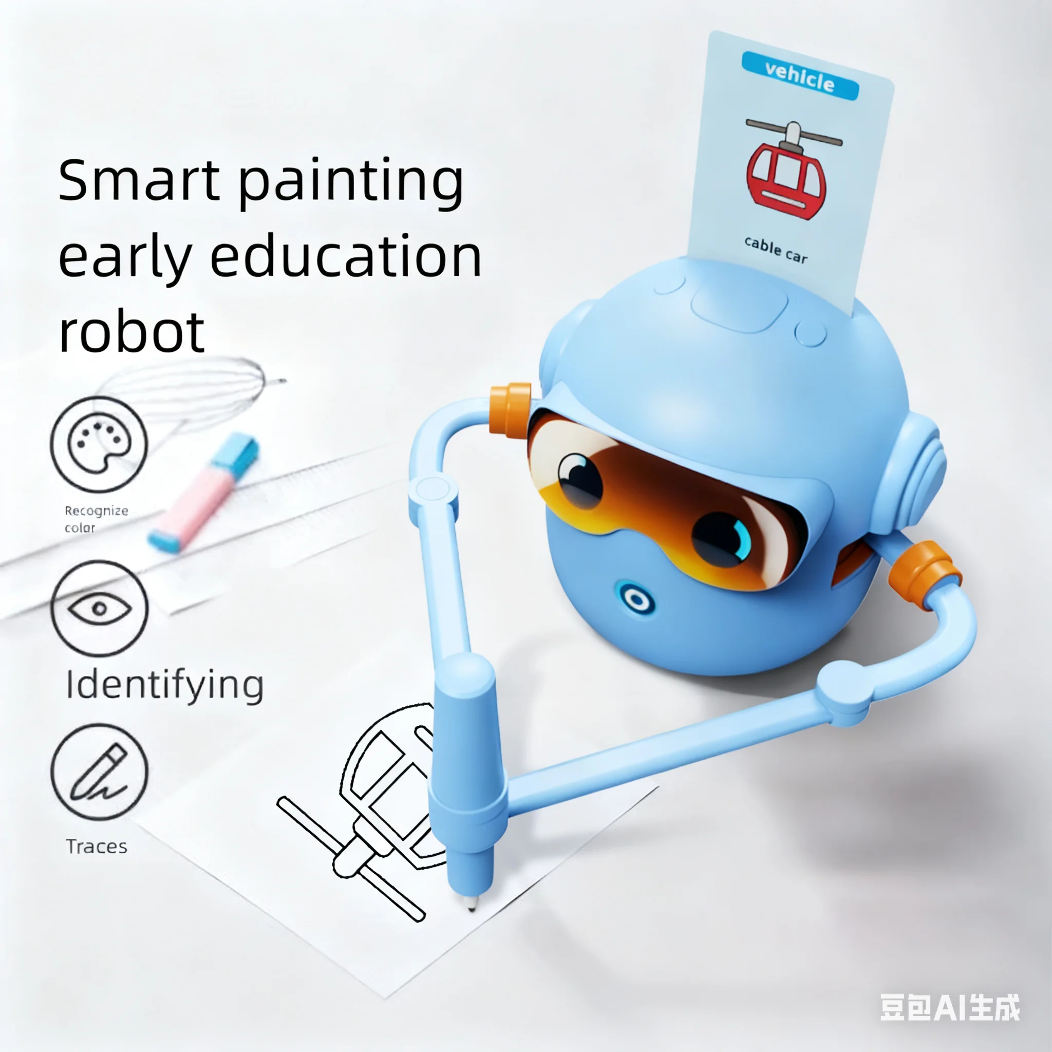 

Smart Remote control Robot Voicebots Drawing For Kids Voice Interactive Educational Drawing Machine Magic Painting Robot