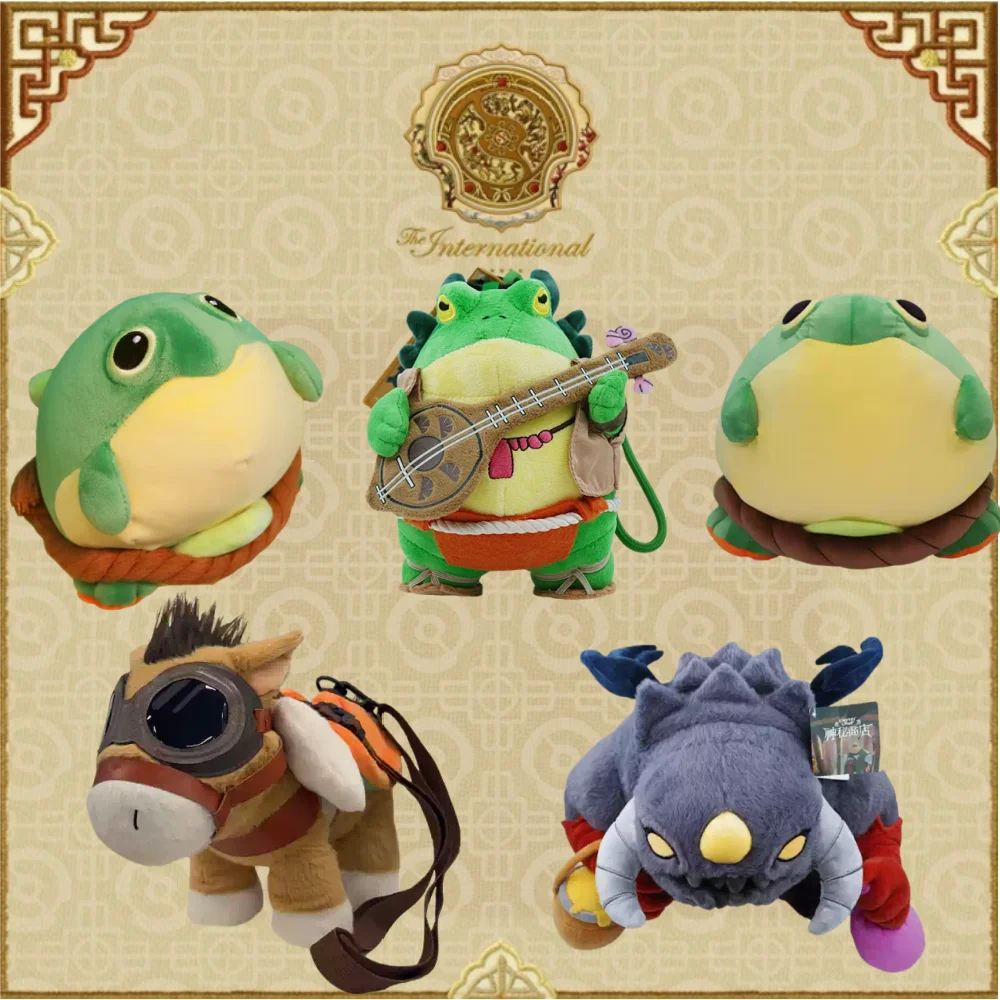Gaming Set Accessories - DOTA2 ラーゴぬいぐるみ、オーガー・マギケープセット、TI 2026 クーリエバッグ、ベイビーローシャンぬいぐるみ、ファイヤースナップクッキー枕、ゲーミング関連グッズ