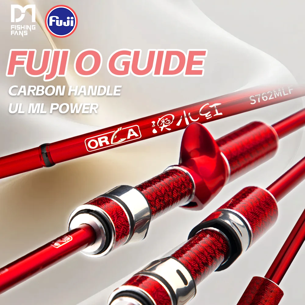 

Удочка FISHINGFANS ORCA с карбоновой рукоятью, кольцами FUJI O, высококачественным карбоновым бланком, разъемным катушкодержателем, мощность UL/ML, быстрый строй