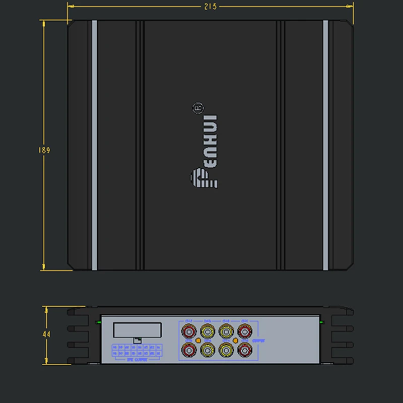 مضخم صوت DSP خاص للسيارة 64 وات X 8CH ووحدات كاريوكي لترقية CarAudio فئة AB #6