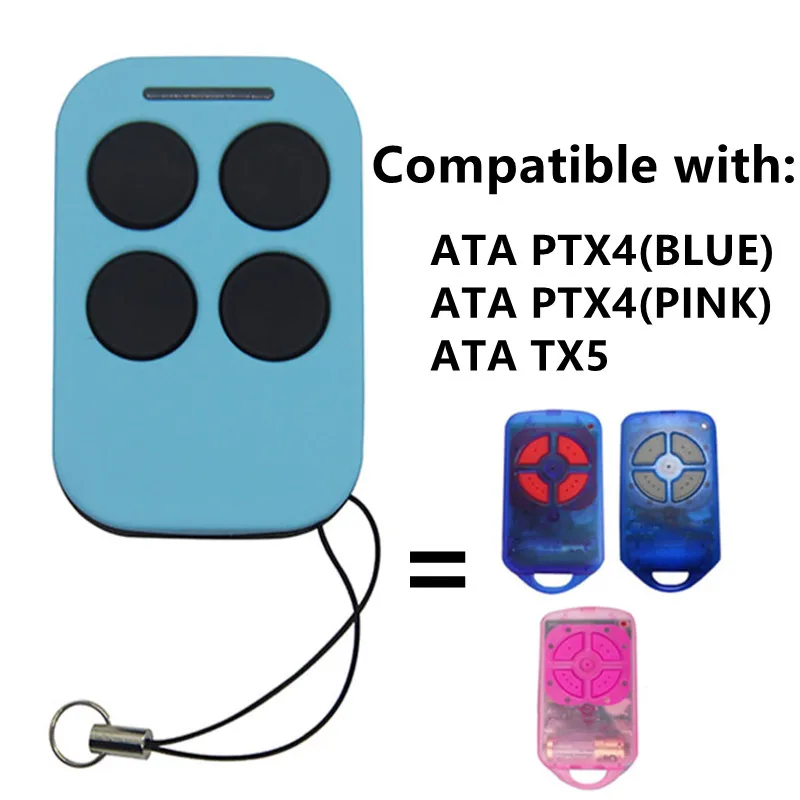 

For ATA PTX4 433.92 MHz herculift gate garage door remote control replacement rolling code