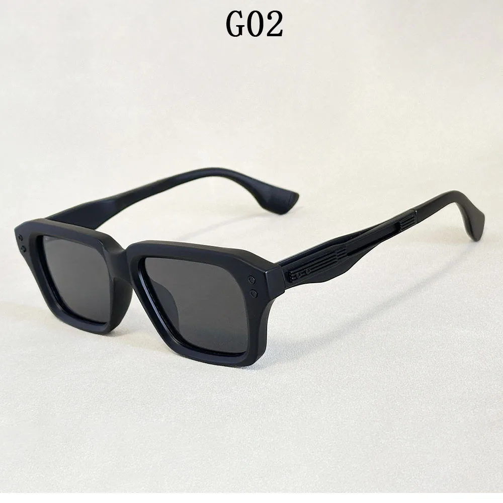 Retro Sonnenbrille Männer Vintage Quadrat Sonnenbrille Frauen Luxus Designer Mode Gläser Dropshipping Gafas De Sol Hombre Zonnebril – Detail 5