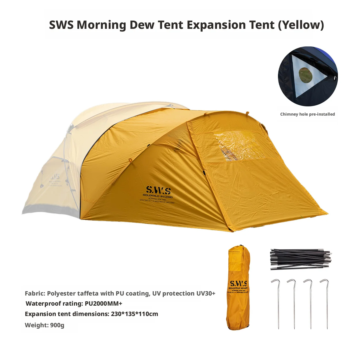 SWS MINIMALTENTWORKS 2人用テント キャンプ ハイキング 登山