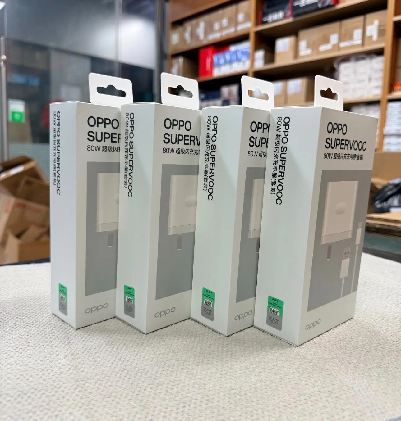 OPPO original SUPERVOOC 80W super flash charger set, full