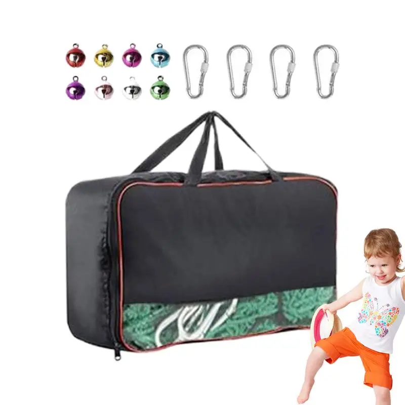 

Climbing Cargo Net Double Layer Playground Safety Web Portable Climbing Netting 3x10 Ft Outdoor Exercise Equipment For Park