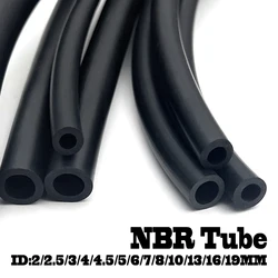 ID 2 2.5 3 4 4.5 5 6 7 8 10 13 16 19mm NBR Hose Oil Resistant Nitrile Rubber Tube for Industrial Use Petrol Diesel Oil Line Pipe