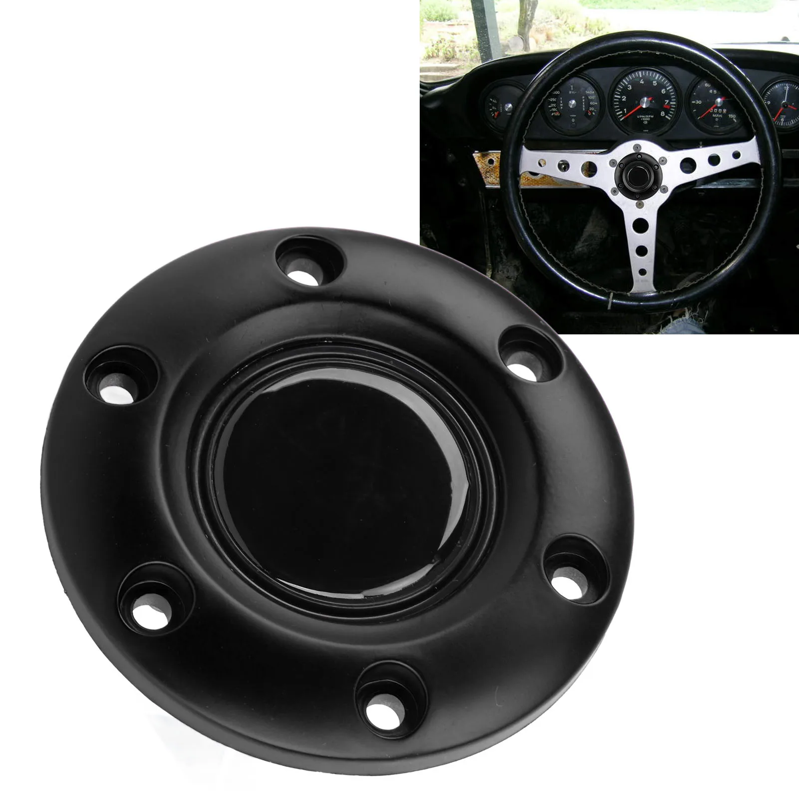 Car Horn Button  Car Steering Wheel Center  Interior Steering Wheel Horn Button  for 6 Hole Steering Wheel