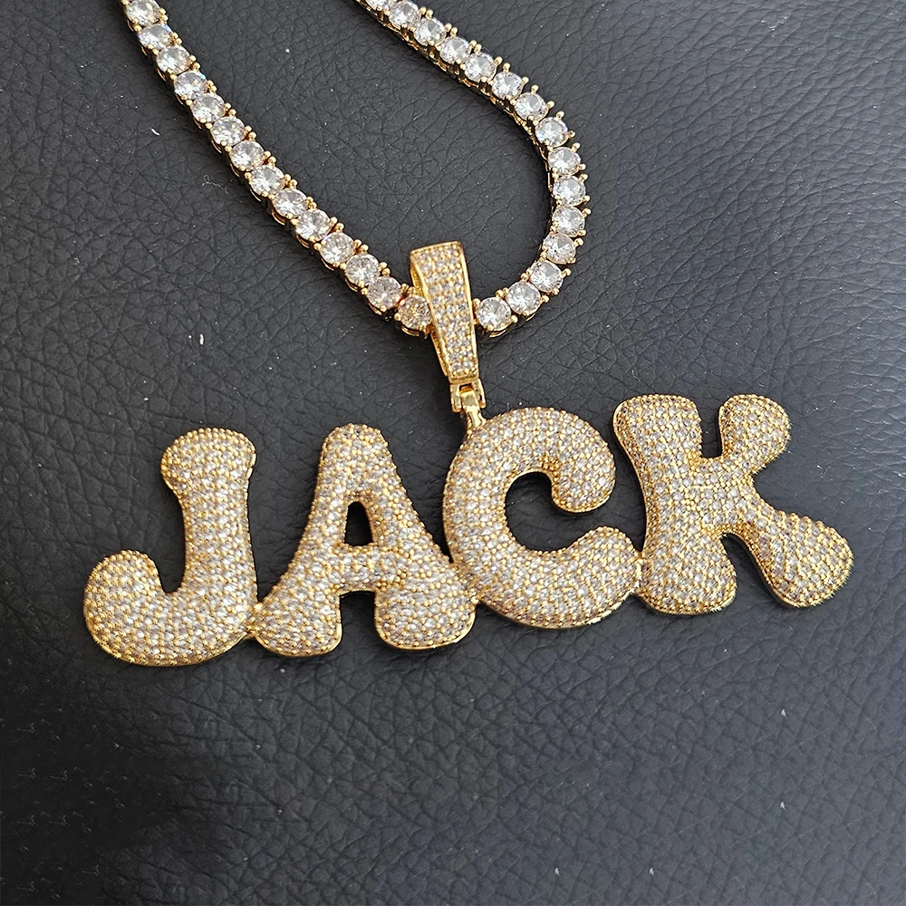 

ICE CHARMI Custom Cute Candy Letter Personal Personalized Style Pendant Hiphop Street Chain Trendy Letters Necklace Gift