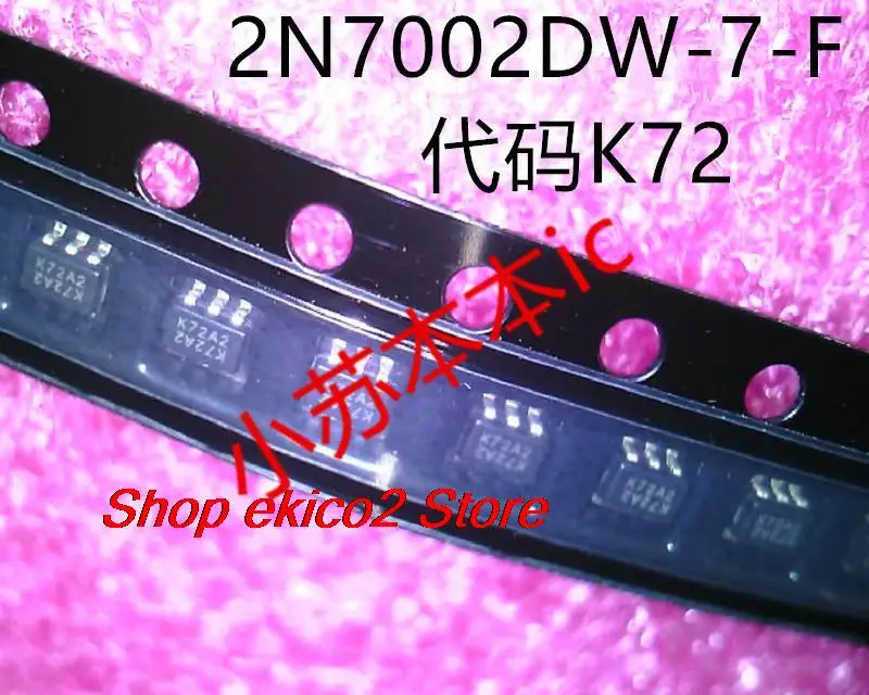 Original stock  2N7002DW-7-F K72 N SOT-363-6