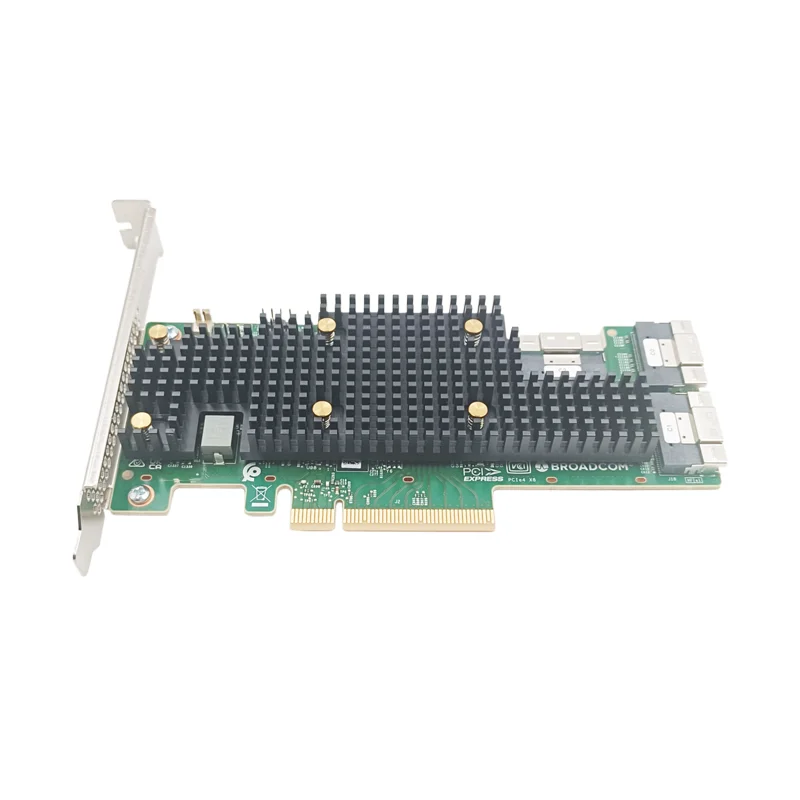 LSI 9600-24I SAS4024 24 ports PCIe 4.0 HBA, prend en charge SAS, SATA, NVMe Leic-mode