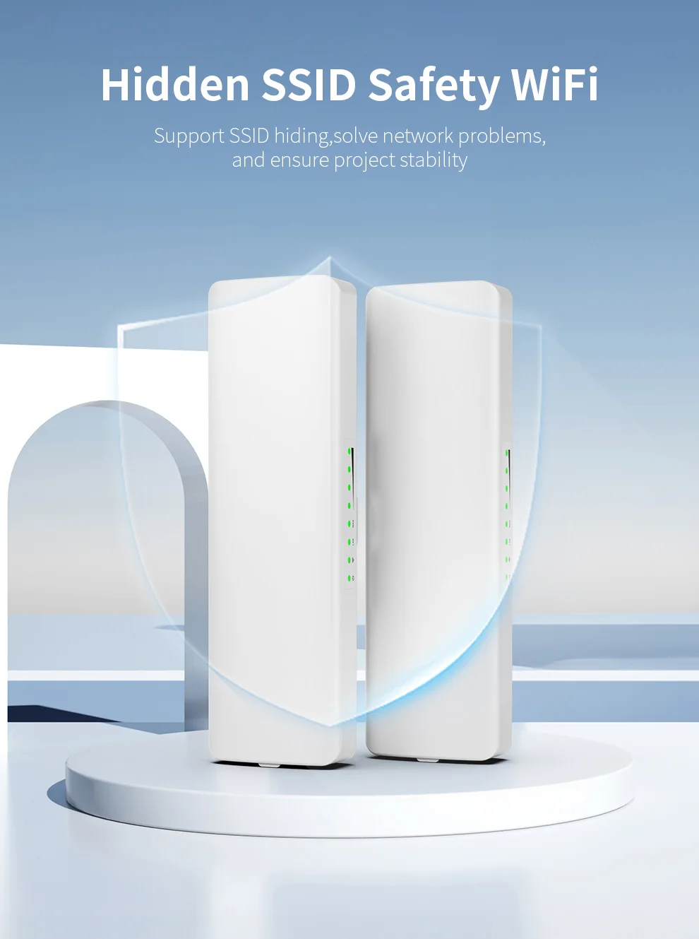 Comfast 5KM 5,8G WiFi Bridge Outdoor CPE 900Mbps Access Point Router Long Range Extender Repeater AP PTP 48VPOE Power Wasserdicht – Detail 10