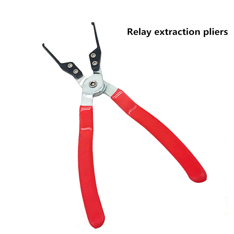 

New!Replacement Of Car Relay Disassembly Clamp Relay Extraction Pliers Relay Puller Pliers Fuse Removal Pliers Tool