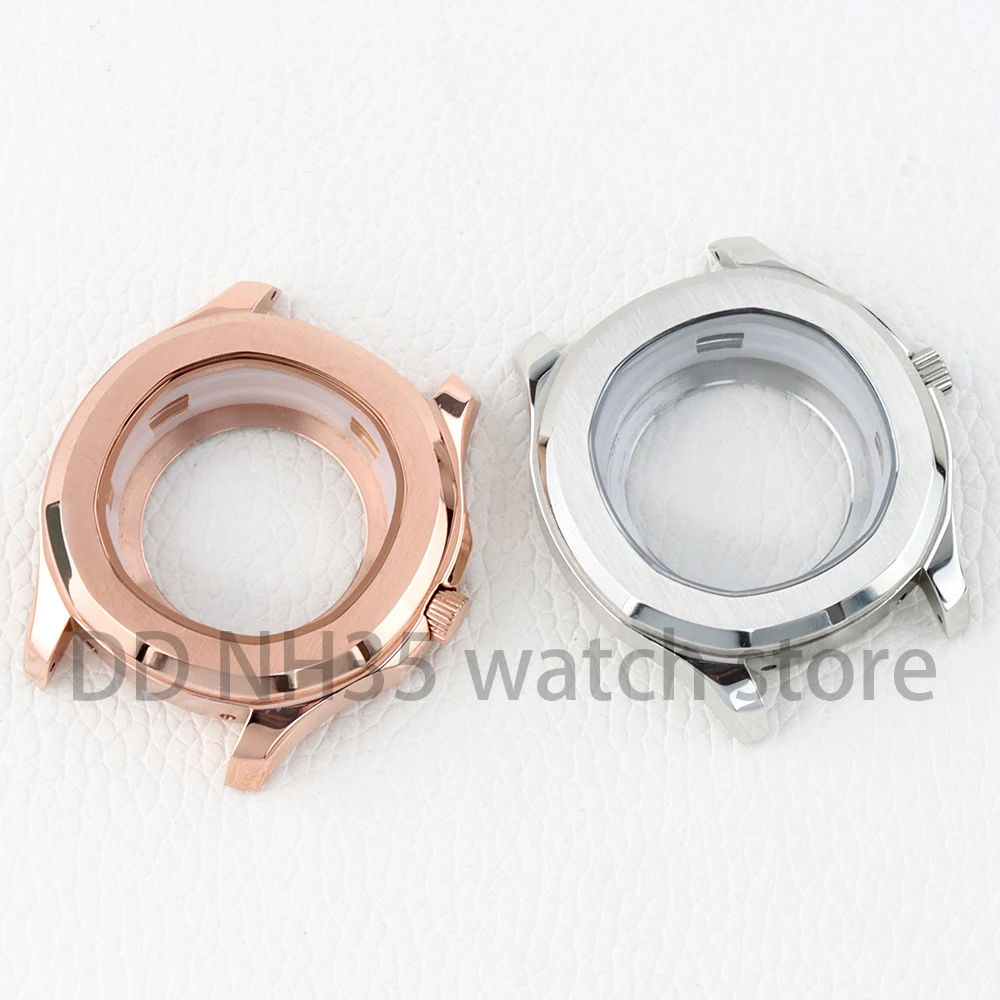 

Корпус из нержавеющей стали 316L, цвет розовое золото/серебро, 42 мм, для механизма Aquanaut NH35/NH36/NH38, циферблат 31,5 мм, водонепроницаемость 10 АТМ.