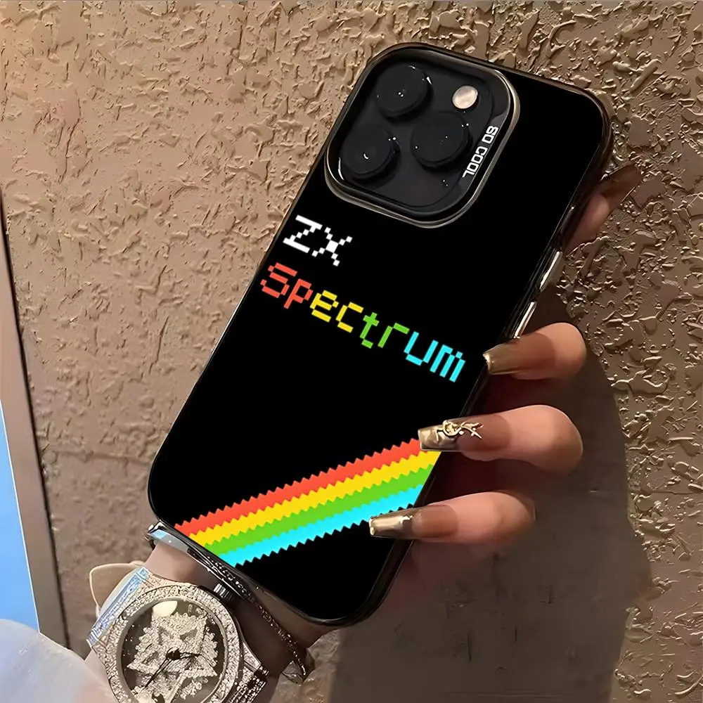 Sinclair ZX Spectrum Phone Case For lMDColor Silver Shell For lPhone 18 17 16 e 15 14 13 12 11 Pro Max Plus view 4