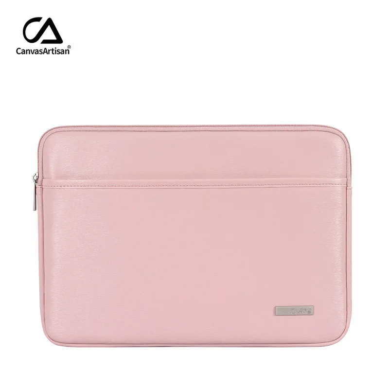 Laptop Bag 13.3,14,15.6,16 Inch Waterproof Sleeve Case For Macbook Air Pro M, Man Lady Women Notebook PC PU Leather Computer L6