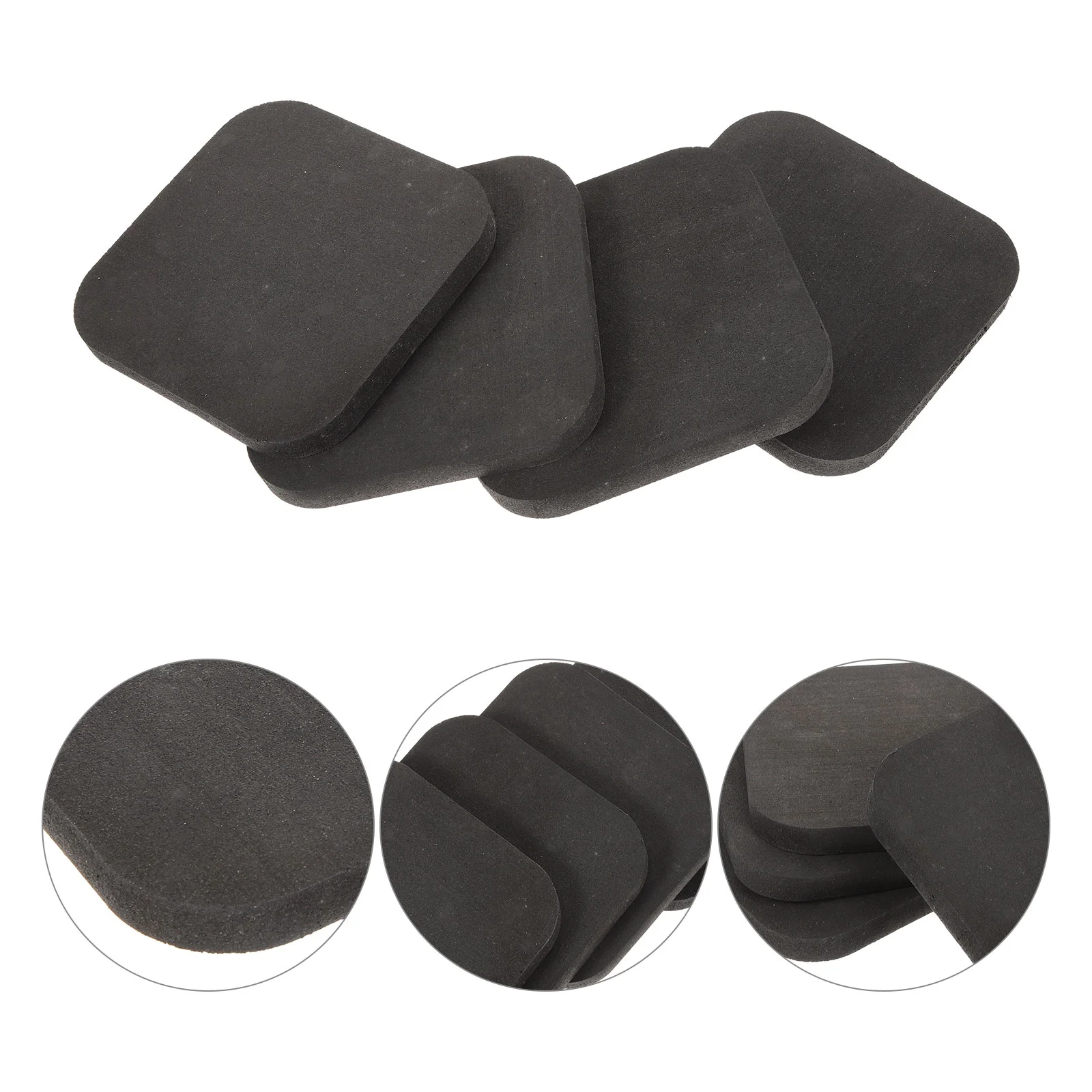 

4 Pcs Sound Insulation Mat Gym Pad Exercise Equipment Treadmill Mats for Carpet Rubber Floor Pads Bike Workout
