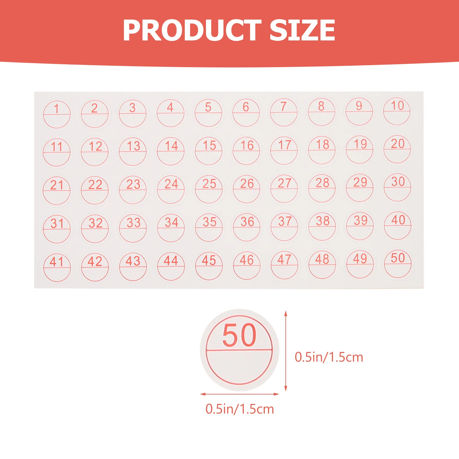 Storage Box Sticker Number Label Sticker Handwritten Label Decal Easy to Use Home Office Organizer Neat Tidy