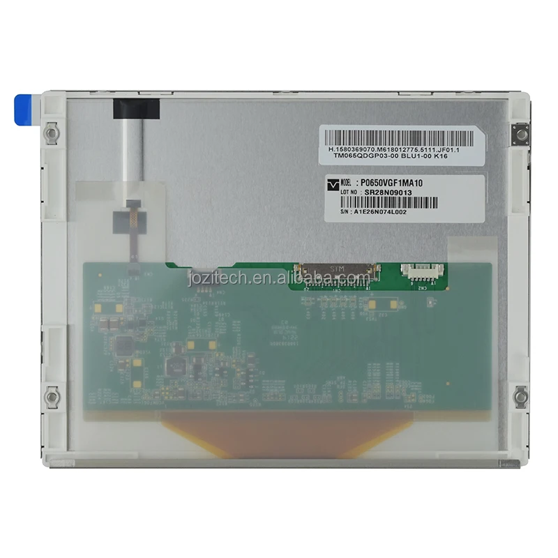 Display TFT Tianma serie P P0650VGF1MA10 Schermo LCD LVDS ad alta luminosità da 6,5 pollici con risoluzione 640x480 con driver LED integrato