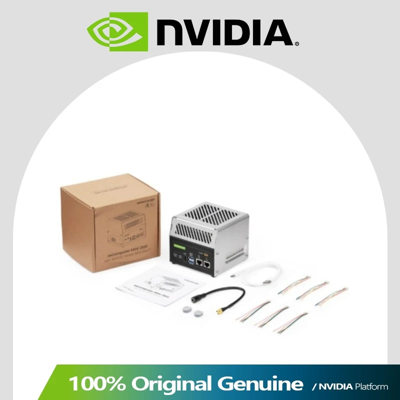Seeedstudio reComputer Mini J5012 GMSL AI PC, NVIDIA Jetson AGX Orin 64GB Edge Computing System for Vision and Robotics