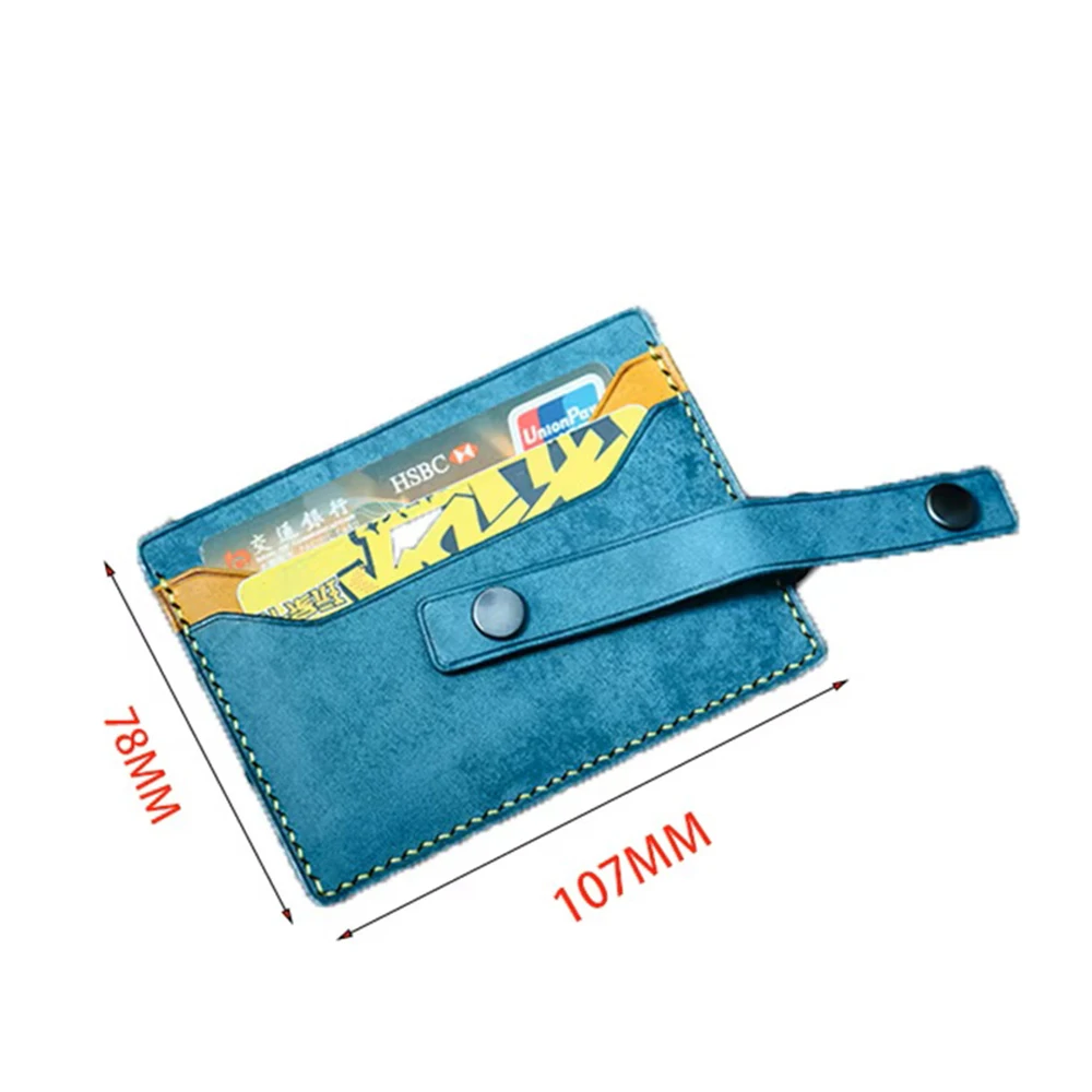 DIY leather craft cute cardholder wallet with snap button belt cutting dies knife mold hollowed punch tool blade