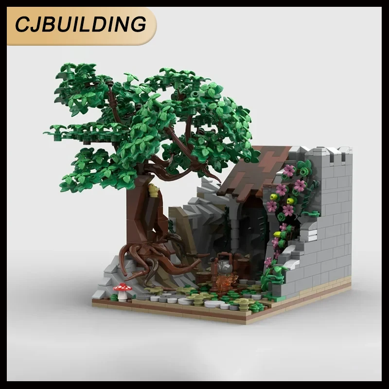 

1087pcs Rings Movie Model Moc Building Bricks Ranger Hideout Model Technology Blocks Magical Assembly Briks Gift Toys DIY Sets