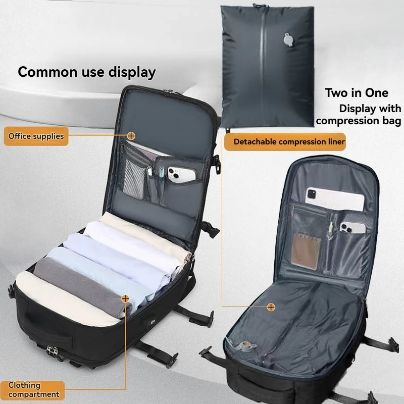 Travel backpack for women, short distance business travel bag, college student computer backpack, travel luggage backpack,
