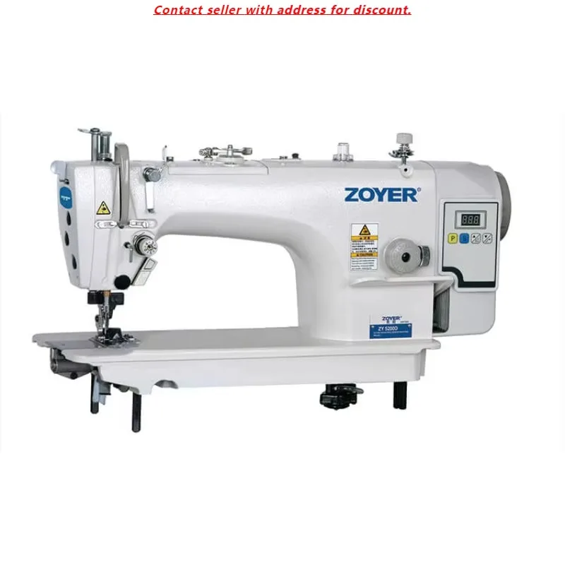 

ZY5200D Zoyer Direct Drive High Speed Lockstitch Industrial Sewing Machine With Side Cutter