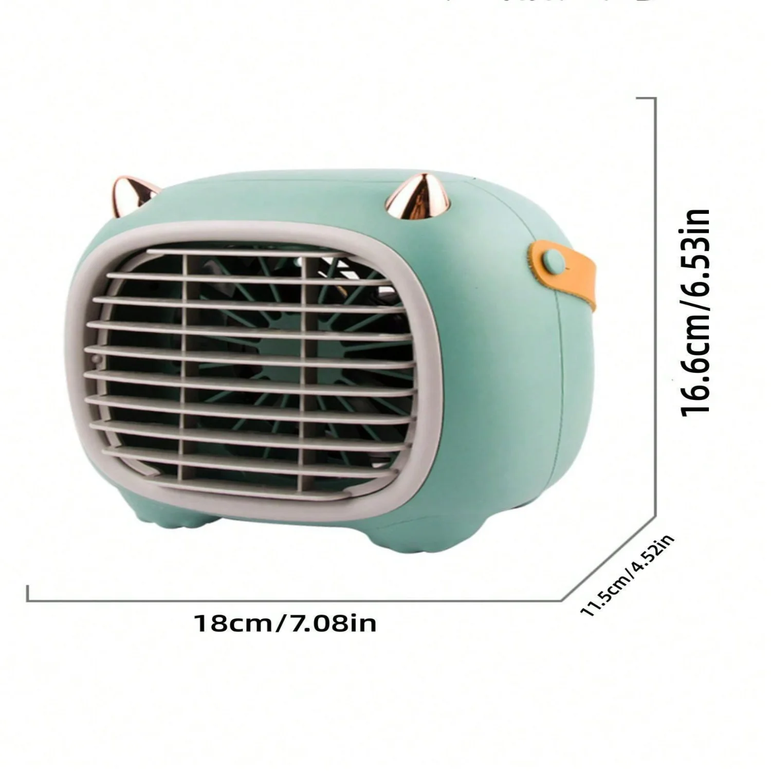 Rechargeable High-Power Mist Fan, Portable Evaporative Air Cooler Humidifier For Dorm, Office