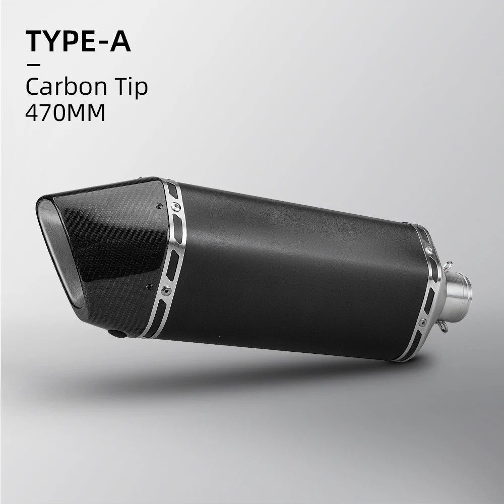 

High Quality 51MM Motorcycle Exhaust Muffler Pipe for R7 R1 R3 Mt03 Zx6r Z900 Zx10r MT07 XSR900 Mt10