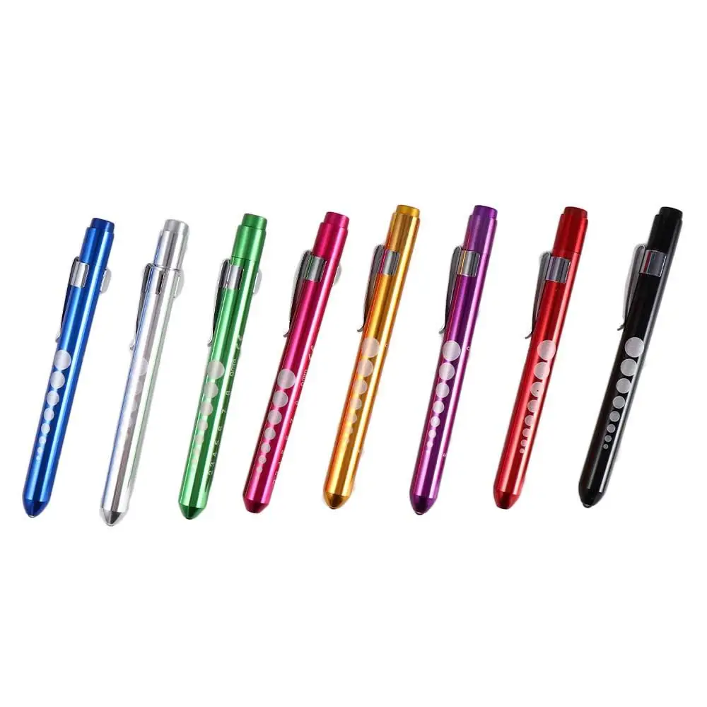 Световой комплект для выживания, инспекция работы, карманный зажим, офтальмоскоп, светодиодная ручка, фонарик-ручка, фонарик для врача, медсестры, ручка-фонарик, фонарик