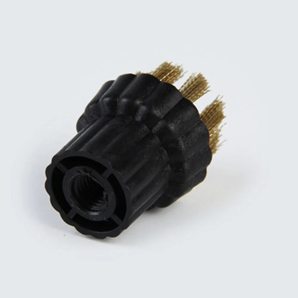 Nozzle Brush Brass Nylon Brush Head Set For Steam Mop Spare Parts Household Cleaning Replacement Accessories