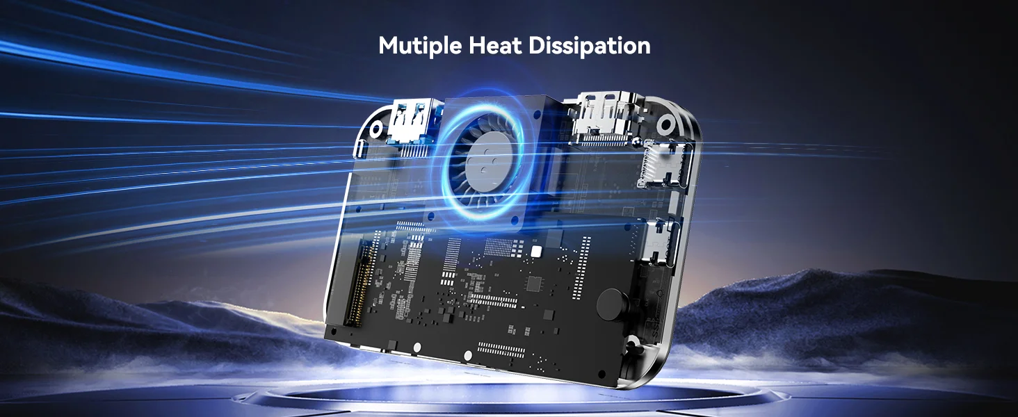 Acasis Magnetische USB-C-Dockingstation M.2 NVMe SSD-Gehäuse mit Lüfter 4K HDMI 100W PD-Unterstützung SSD 2230/42/60/80mm iPhone16 17 – Detail 3