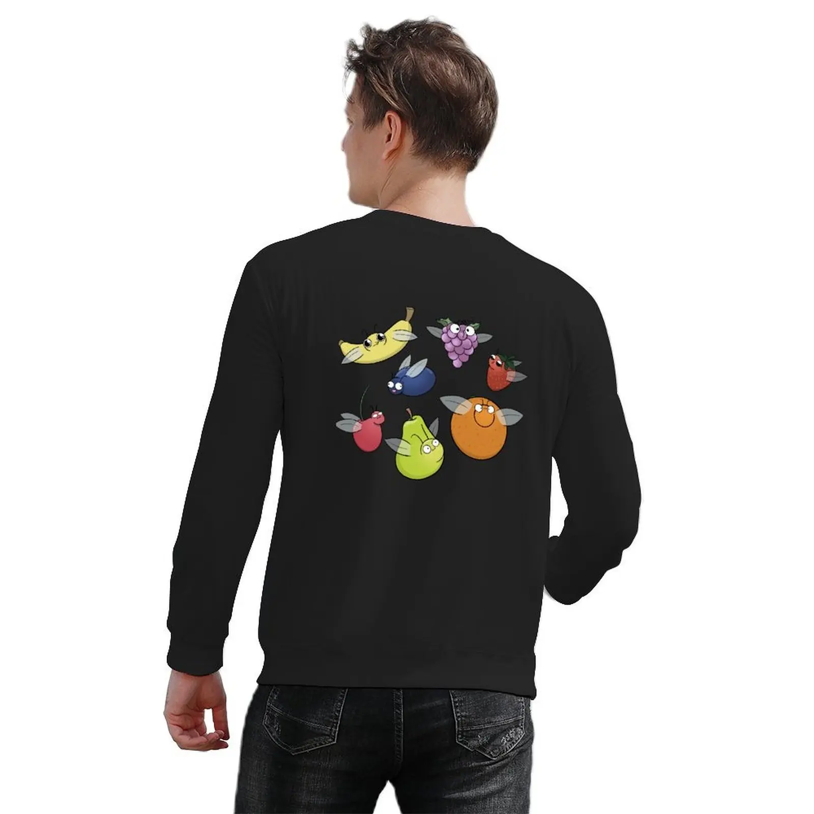 Fruit Flies Pullover men's sweat-shirt set clothes for men men's coat winter clothes men's sweatshirts