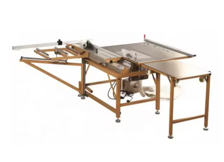 Portable Folding Panel Woodworking Sliding Table Saw Dust-Free Double Pushing Saw Vertical Style High-Accuracy Motor