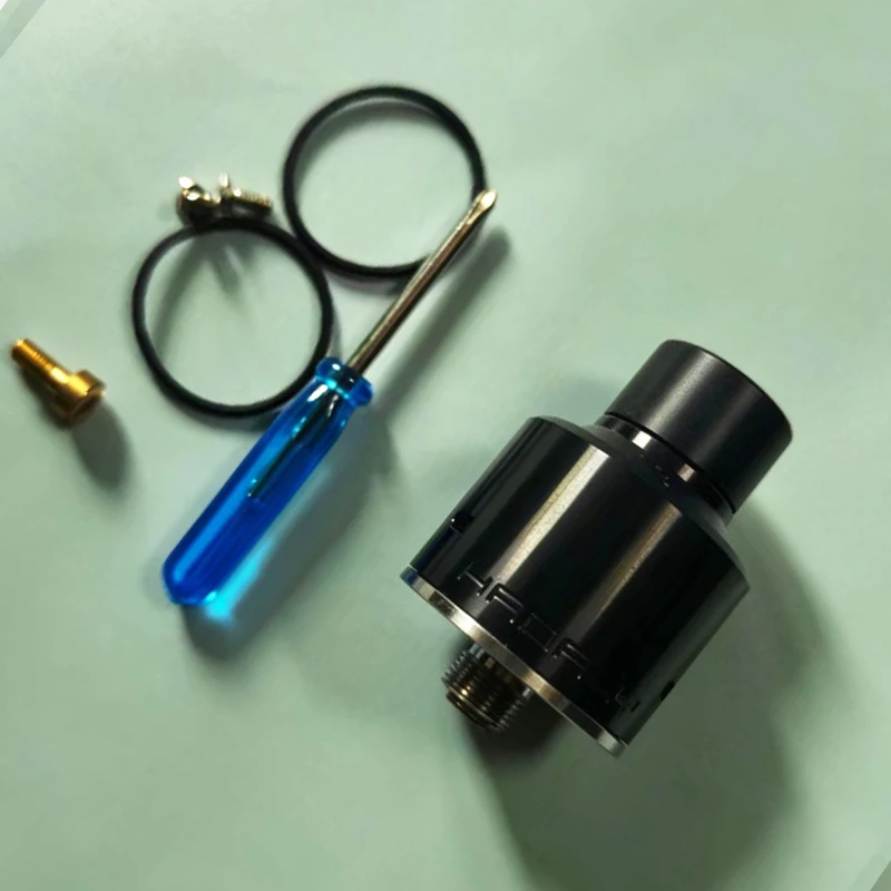 LOGO YOK Hadaly RDA 22mm Yeniden Yapılabilir Damlama Tipi Paslanmaz Çelik, Squonk Modları için Alt Besleme Pimli Donanım dekoratif parçaları