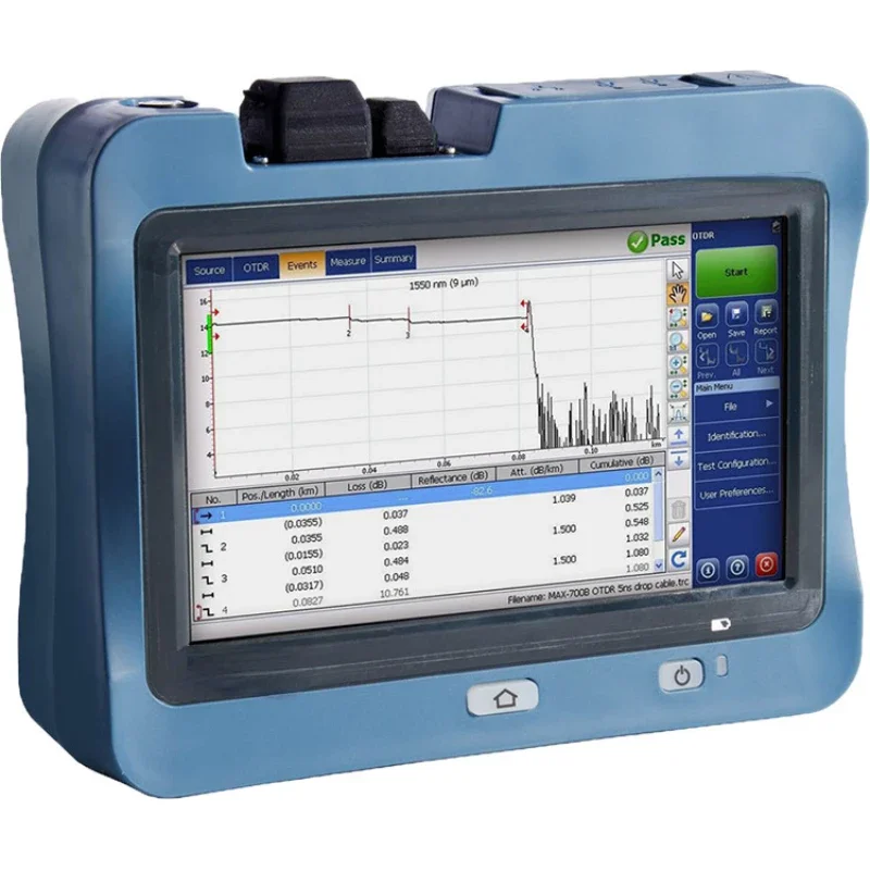 MAX-710B Optical Time Domain Reflectometer 715b (OTDR) Optical Cable Breakpoint Loss Tester