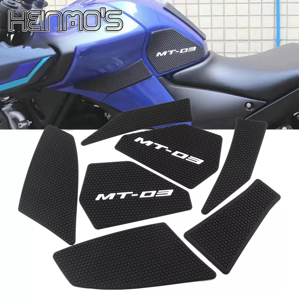 

Motorcycle Accessories Sticker Non-Slip Side Tank Pad Anti Scratch Decal For YAMAHA MT03 MT 03 MT-03 2019 2020 2021 2022 2023