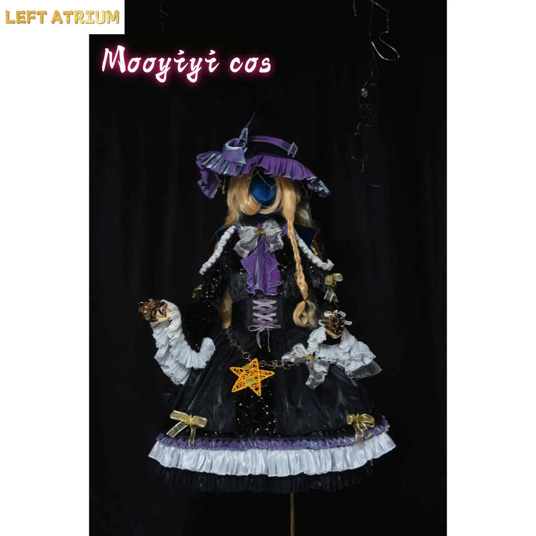 

Newly Kirisame Marisa Cosplay costume Halloween Christmas Role Playing Party Comic Touhou customized Project Women Dress