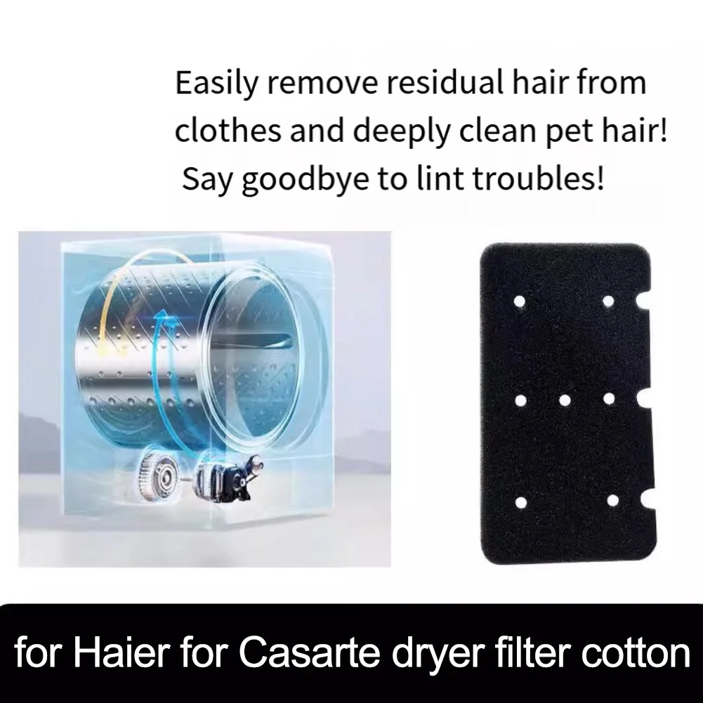 20 10 Pcs Sponge Filter Cotton For Casarte For Haier Heat Pump Dryer Lint Screen Replacement Washable Foam Filter 250x130mm Laun
