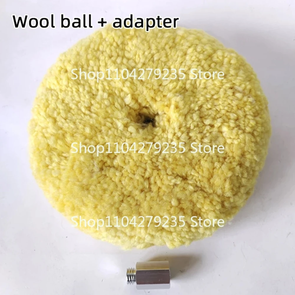 1PC Genuine 3M05705 Wool Ball Yellow Double-sided Polished  Wheel Lock Screw Wax Scratch Coarse   Tray  NEW