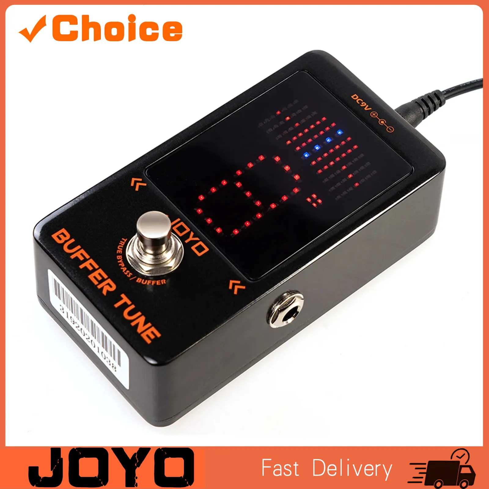 pedale-d'effet-guitare-tune-jf-19-buffer-tune-reglage-haute-precision-mode-true-buffer-effet-buffer-pour-guitare-electrique-et-basse