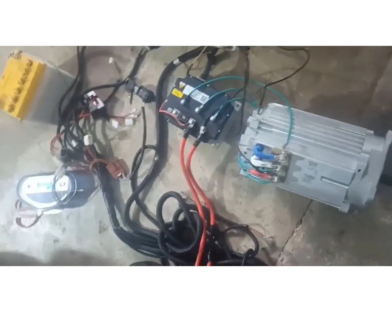 72v 5kw electric vehicle ac motor controller conversion kit