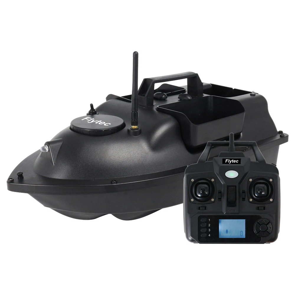 

Flytec V010 Latest Version 2.4Ghz 500M Automatic Return GPS Bait Boat 2KG 3 Hoppers Finder GPS RC Fishing Boat