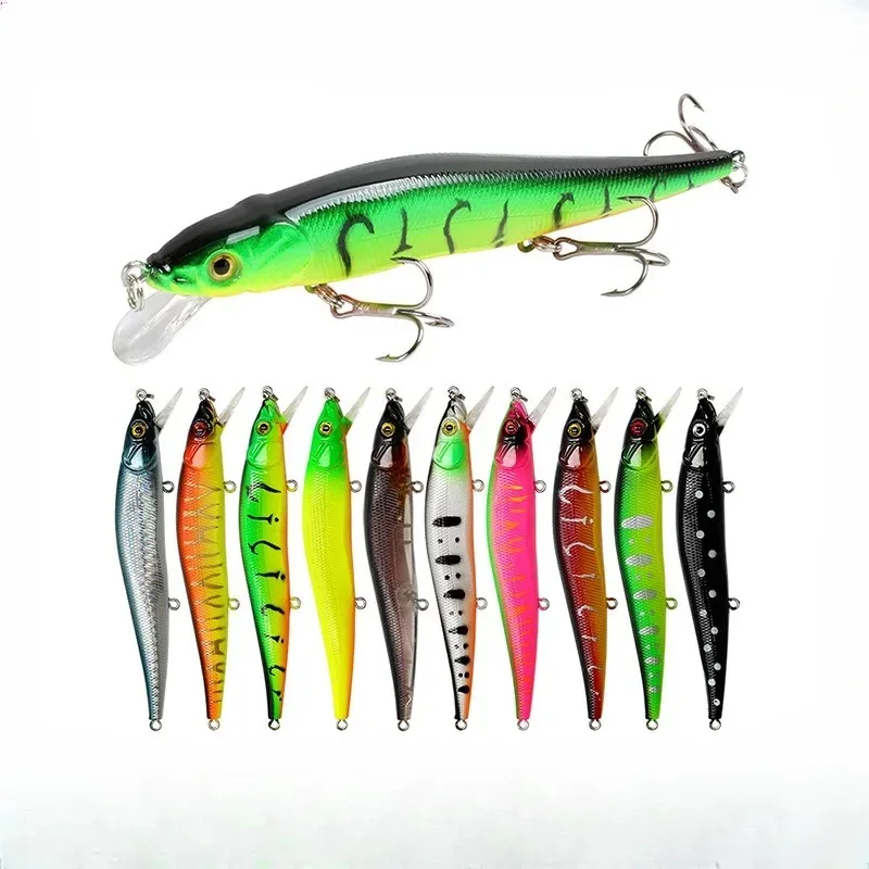 1/5 Stück Angel köder 11,5 cm/14g Elritze Kurbel köder Wobbler 3d Augen Barsch künstlicher Köder Hecht Karpfen Köder Schwimm köder Angeln Pesca