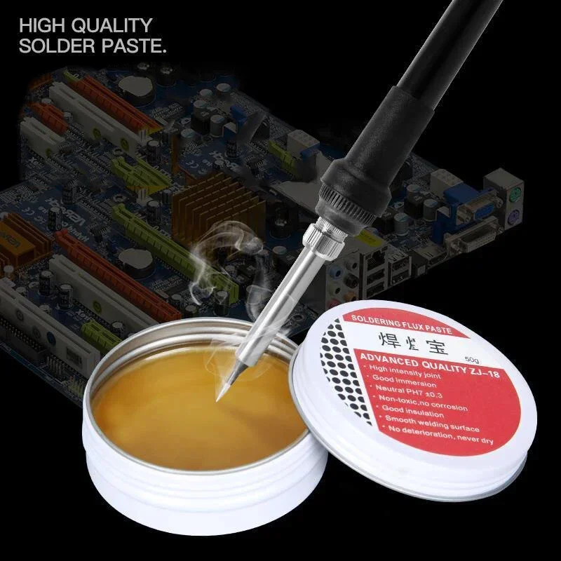 10g Rosin Flux Soldering Paste High Purity Welding Flux Soldering Tin Cream Welding Grease Paste Flux for PCB BGA PGA SMD Repair