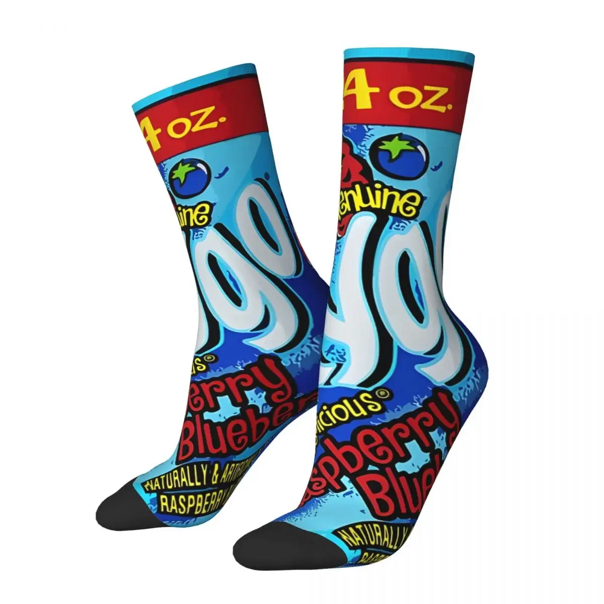 Crazy compression Faygo Raspberry Blueberry Sock for Men Vintage Seamless Pattern Crew Sock Casual