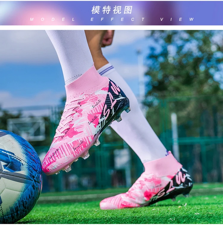 Professionelle Fußballschuhe Herren Fußballschuhe Society Fußballschuhe FG Ultraleichte Trainings-Fußballschuhe Outdoor-Sportschuhe – Detail 11