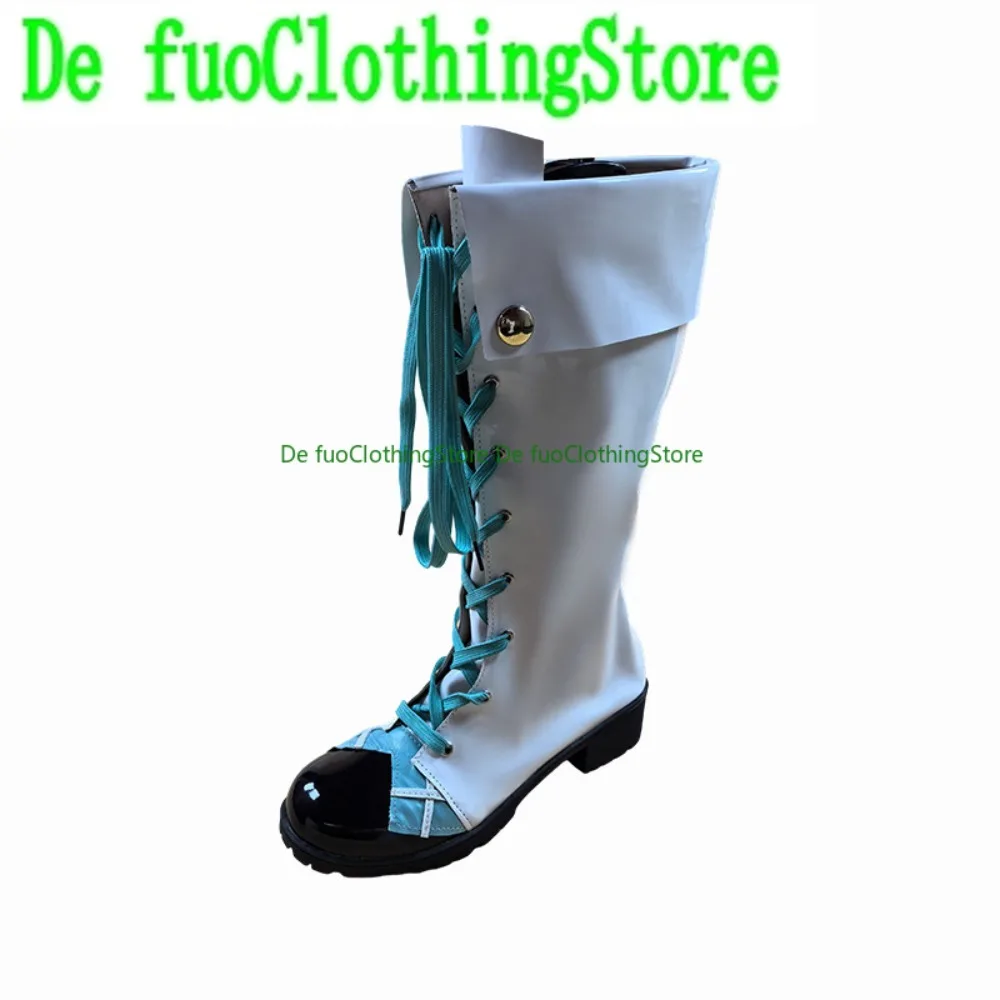 Buty do cosplayu DefuoClothing Girl Detective Ver, botki anime, buty do gier anime, buty i botki do odgrywania ról, na Halloween.