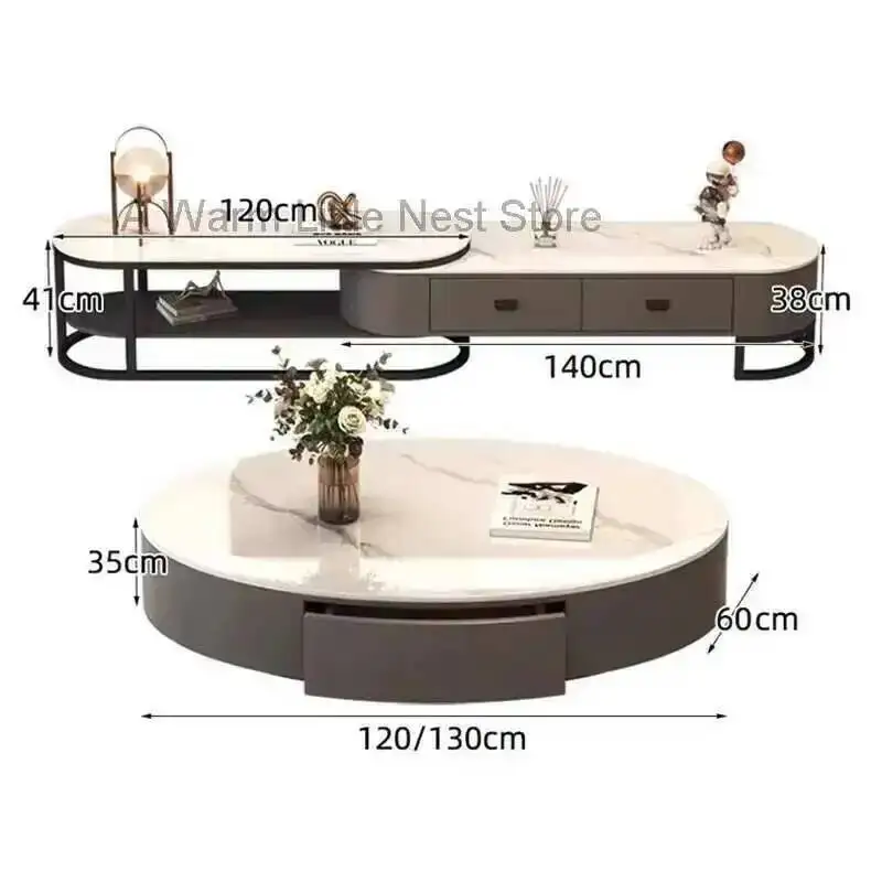 

Tables Drawers Nordic Modern Design Bedroom Coffee Round Coffee Table Industrial Luxury Mueble Entrada Recibidor Home Furniture